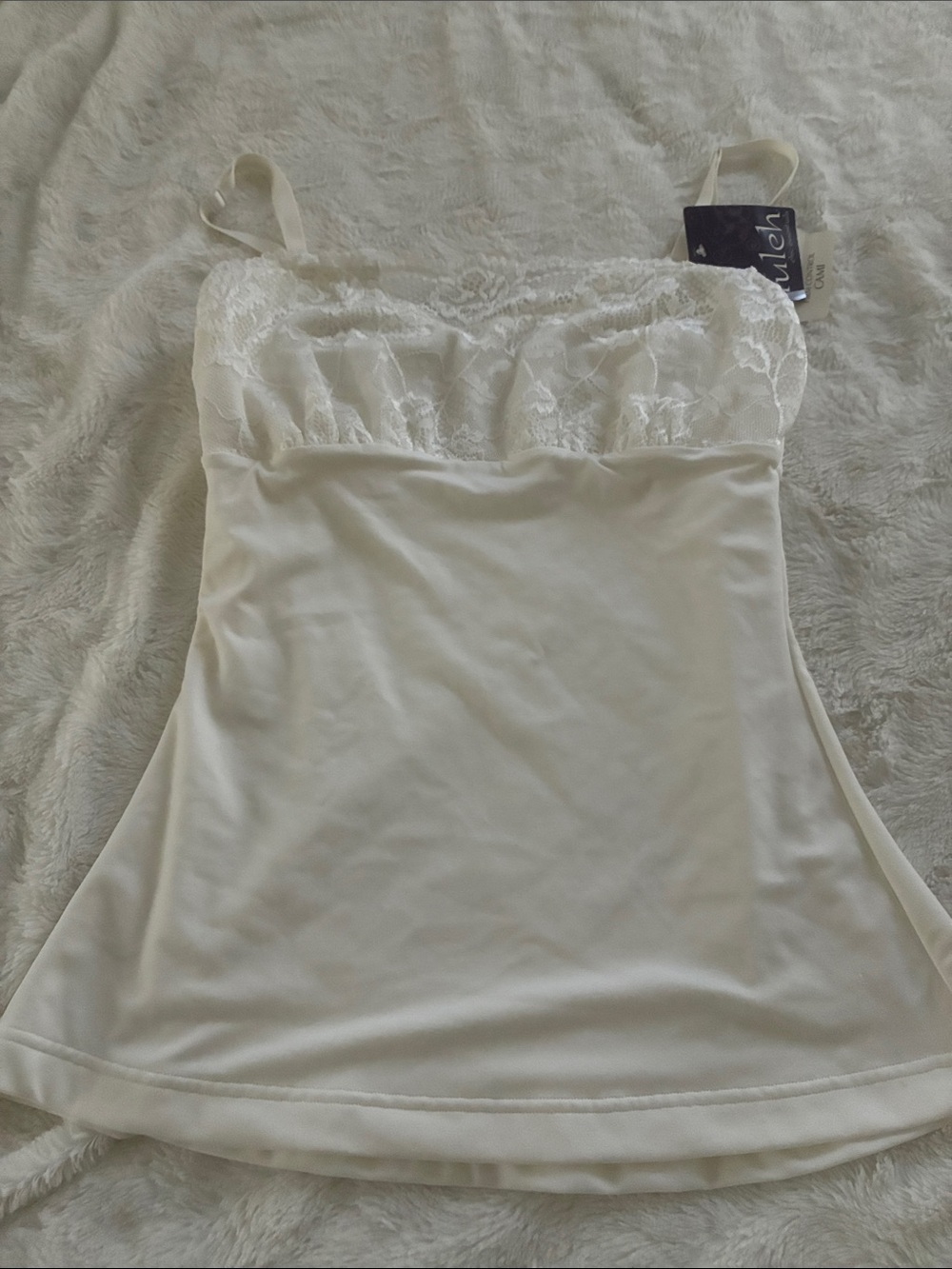 Luleh Shapewear white Lace-Trim Camisole firm control